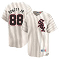 Elroe C.White Sox #88 Luis Robert Jr Player Cream Cooperstown Collection Limited Home Stitched Jerseys