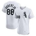 Elroe C.White Sox #88 Luis Robert Jr Player White Stripe Limited Elite Home Stitched Jerseys