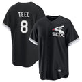 Elroe C.White Sox #8 Kyle Teel Player Black Spring Training Game Stitched Jerseys