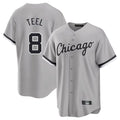 Elroe C.White Sox #8 Kyle Teel Player Gray Home Game Stitched Jerseys