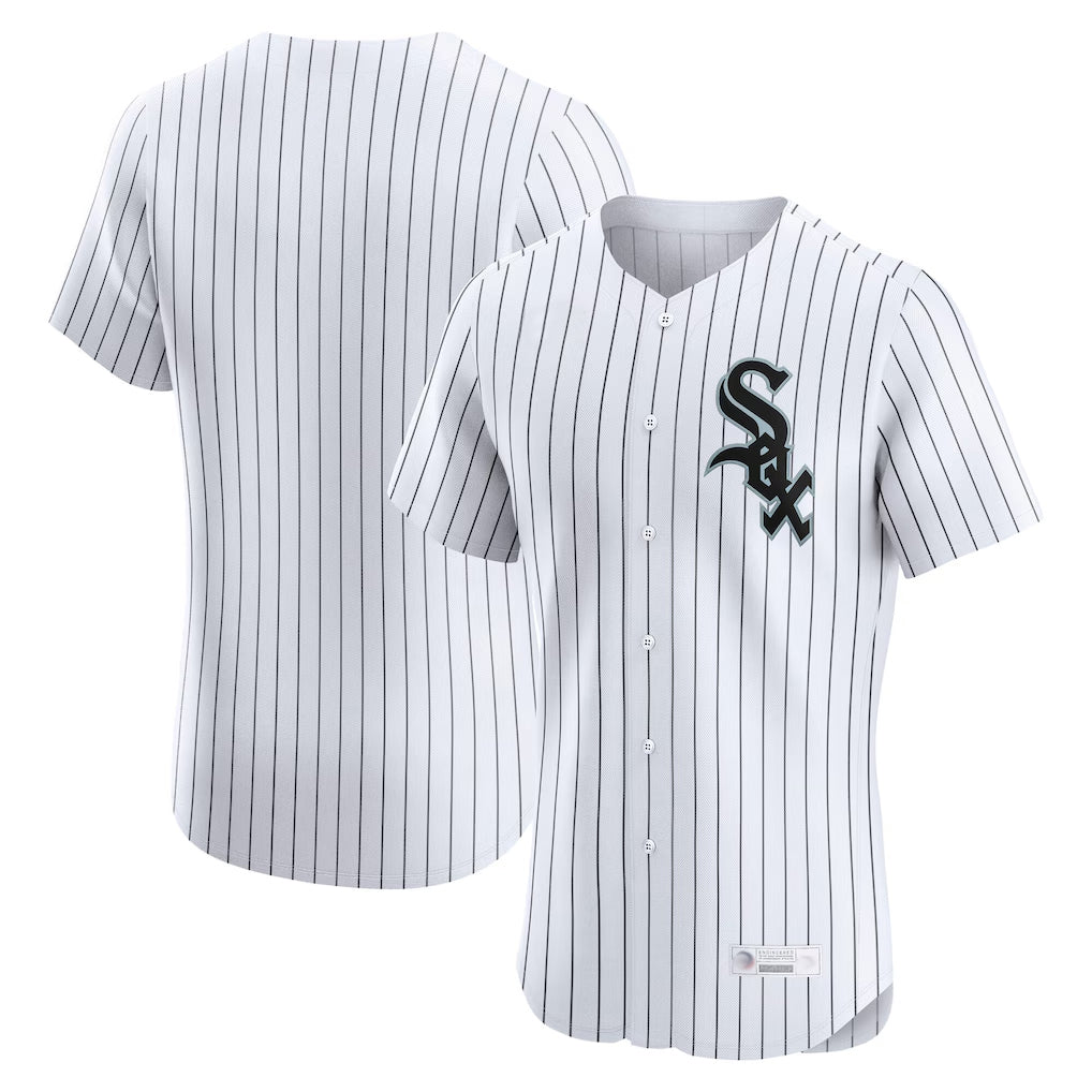 Elroe C.White Sox ## White Sox Blank Player White Limited Elite Home Stitched Jerseys
