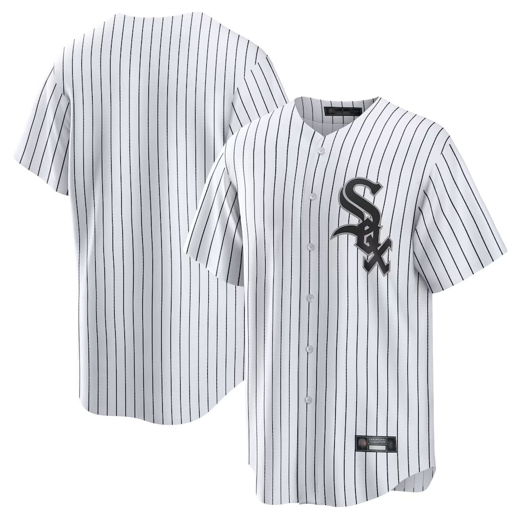 Elroe C.White Sox ## White Sox Blank Player White Stripe Home Game Stitched Jerseys