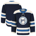 Elroe CB.Jackets Navy Alternate Authentic Pro Jersey