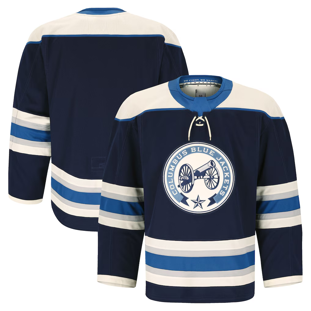 Elroe CB.Jackets Navy Alternate Authentic Pro Jersey