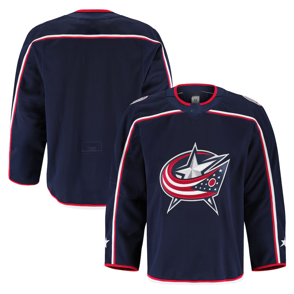 Elroe CB.Jackets Navy Home Authentic Pro Jersey