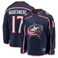 Elroe CB.Jackets #17 Mason Marchment Navy Home Premier Breakaway Player Jersey
