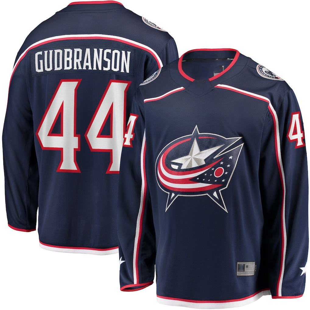 Elroe CB.Jackets #44 Erik Gudbranson Navy Home Breakaway Player Jersey