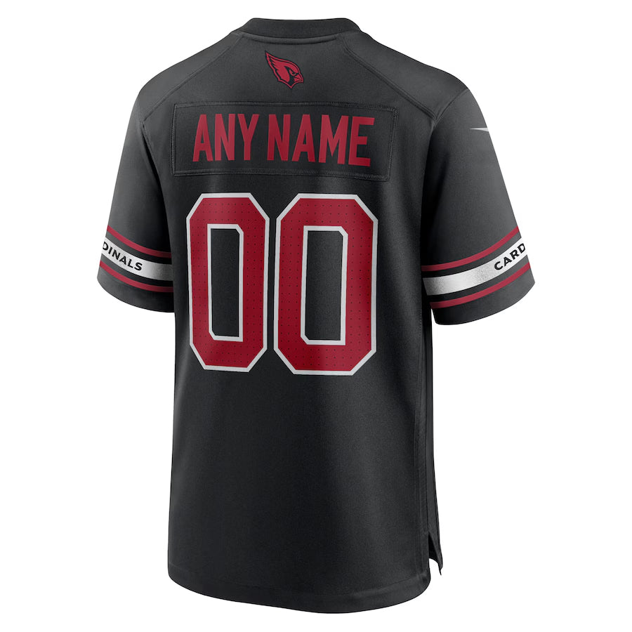 Elroe Custom A.Cardinals Black Replica Alternate Game Stitched Jerseys