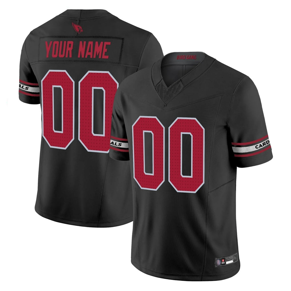 Elroe Custom A.Cardinals Black Vapor F.U.S.E. Limited Home Game Stitched Jerseys