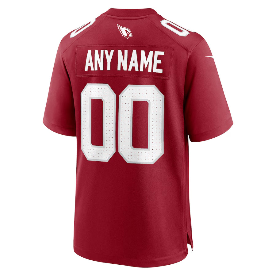 Elroe Custom A.Cardinals Red Replica Game Stitched Jerseys