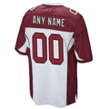 Elroe Custom A.Cardinals White-Red Game Stitched Jerseys