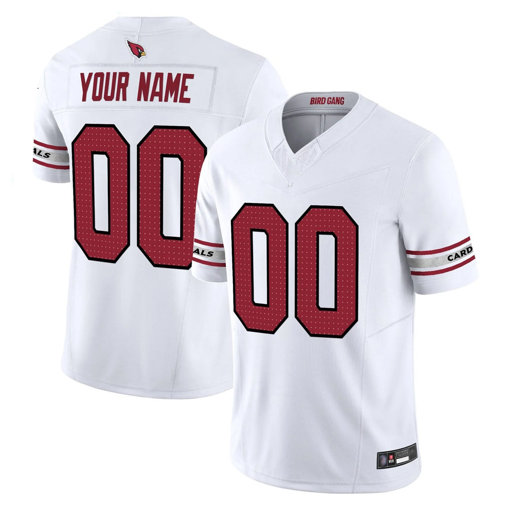 Elroe Custom A.Cardinals White Vapor F.U.S.E. Limited Home Game Stitched Jerseys