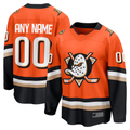 Elroe Custom A.Ducks Orange Home Breakaway Jerseys