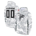 Elroe Custom A.Falcons Arctic Camo Salute to Service Limited Hoodie Any Name & Numbers Stitched Jerseys