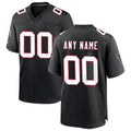 Elroe Custom A.Falcons Black Throwback Limited Home Game Any Name & Numbers Stitched Jerseys