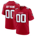 Elroe Custom A.Falcons Red Replica Home Game Any Name & Numbers Stitched Jerseys