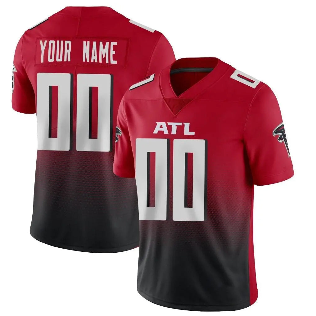 Elroe Custom A.Falcons Red Vapor Untouchable Limited Home Game Any Name & Numbers Stitched Jerseys