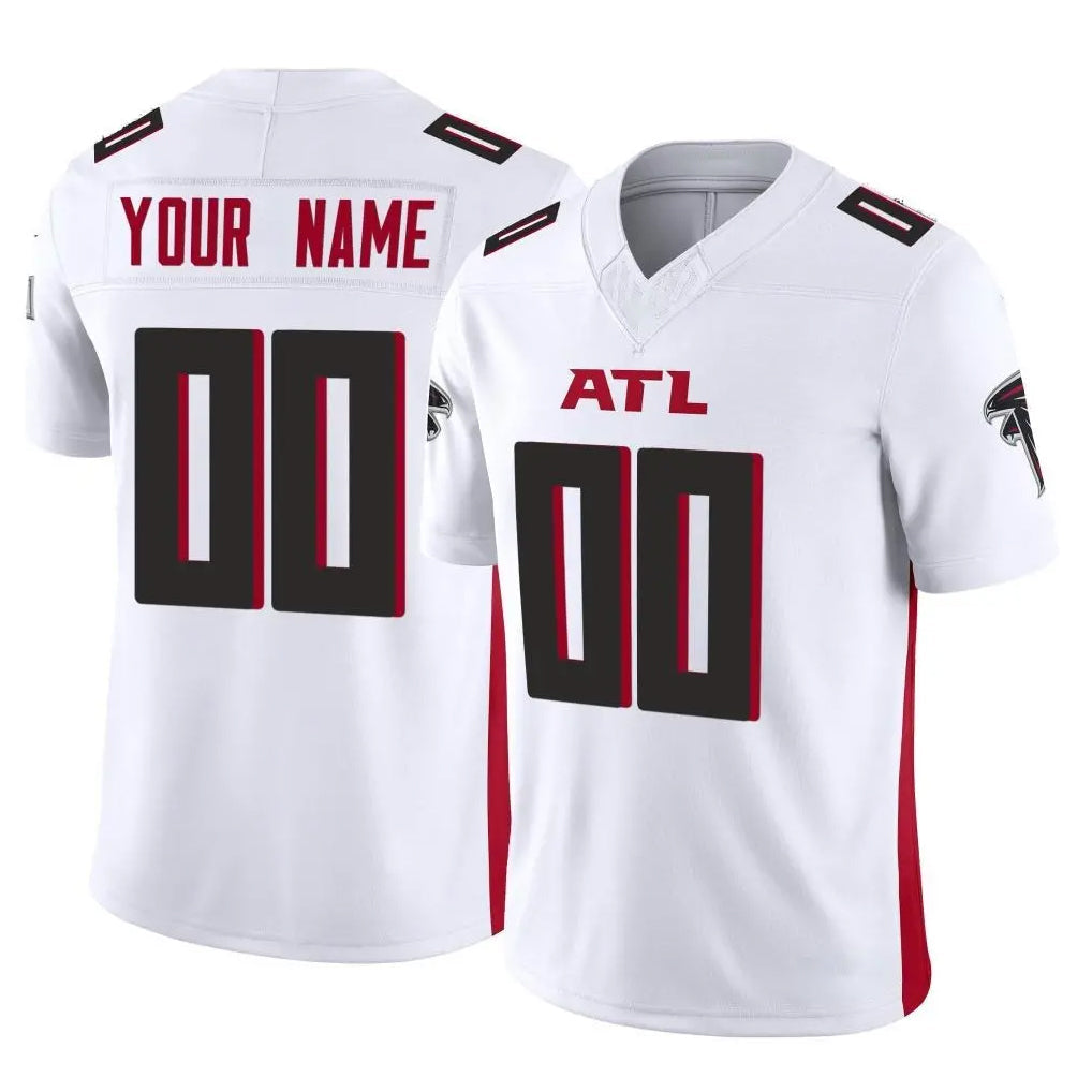 Elroe Custom A.Falcons White Vapor F.U.S.E. Limited Elite Home Game Any Name & Numbers Stitched Jerseys