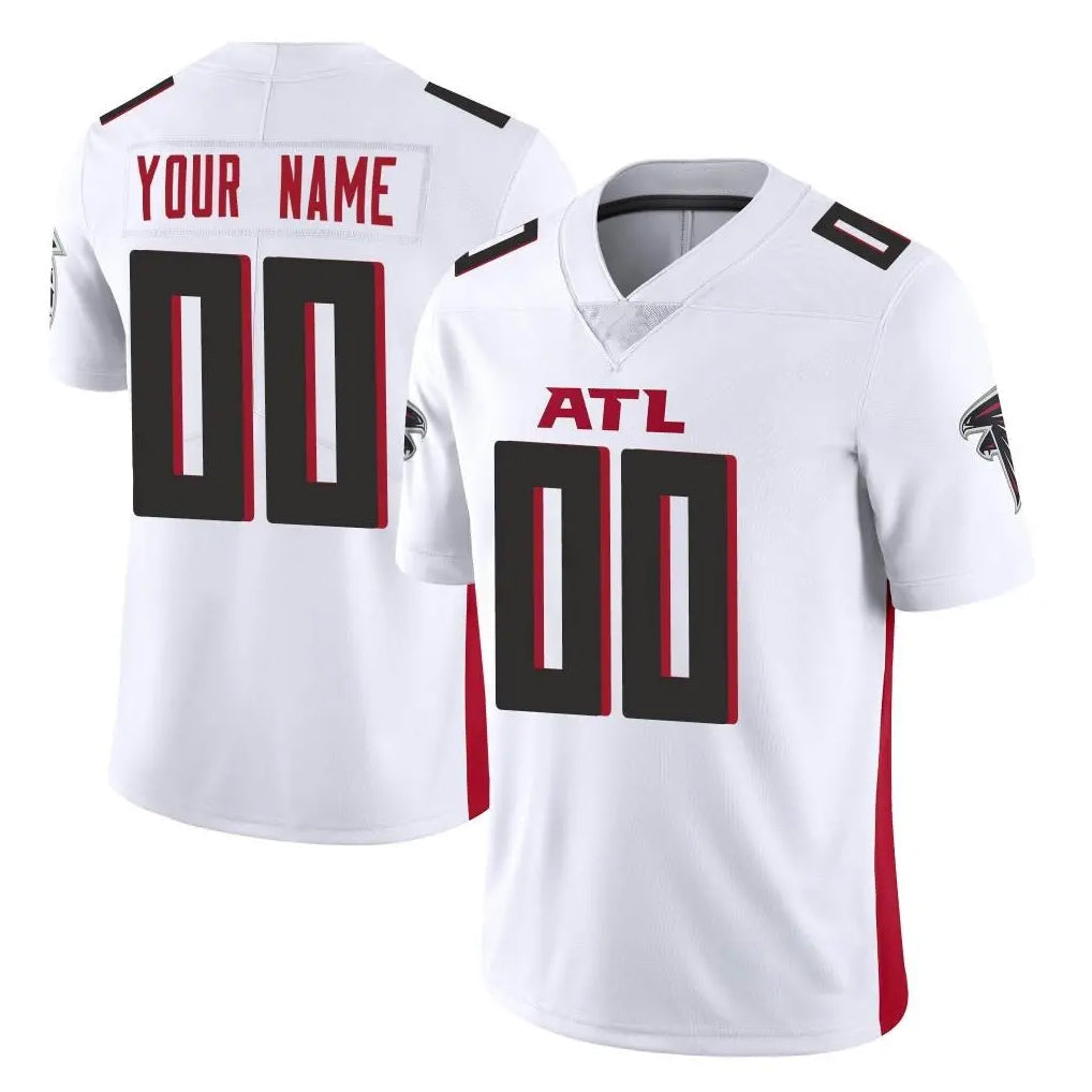 Elroe Custom A.Falcons White Vapor Untouchable Limited Home Game Any Name & Numbers Stitched Jerseys