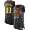Elroe Custom A.Hawks Black Authentic Jerseys - Icon Edition
