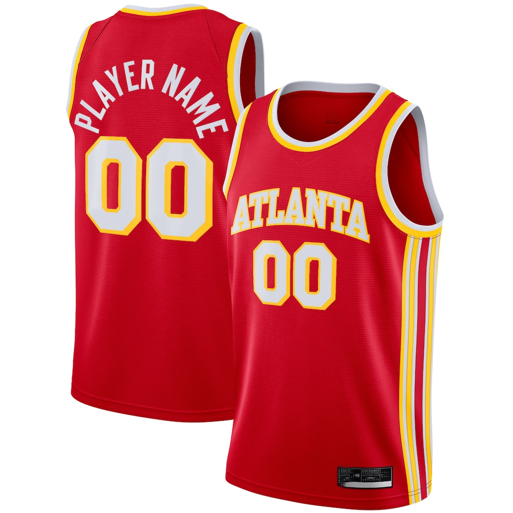 Elroe Custom A.Hawks Red 2020-21 Swingman Jerseys - Icon Edition