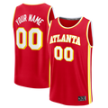 Elroe Custom A.Hawks Red Fast Break Jerseys - Icon Edition