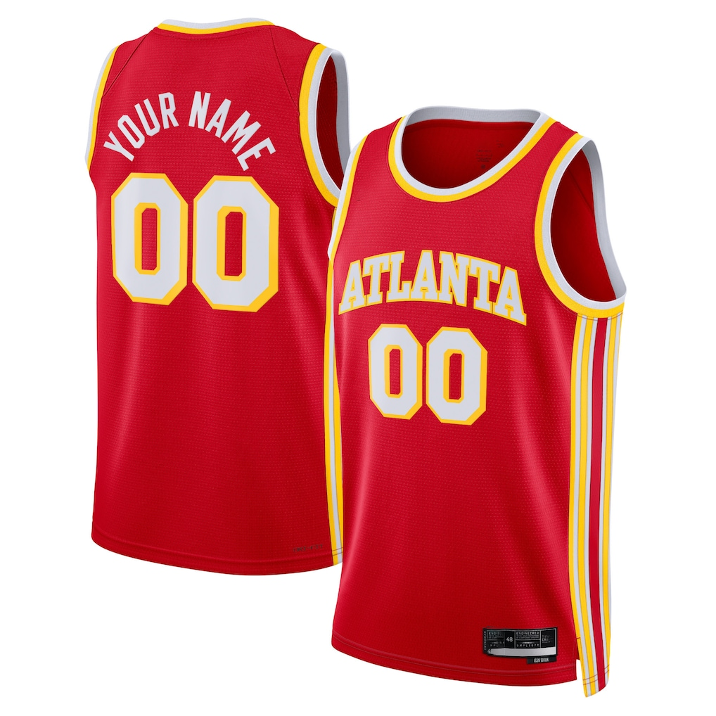 Elroe Custom A.Hawks Red Swingman Jerseys - Icon Edition