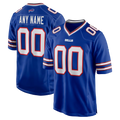 Elroe Custom B.Bills Royal Royal Game Stitched Jerseys