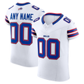 Elroe Custom B.Bills White Vapor F.U.S.E. Elite Stitched Jerseys