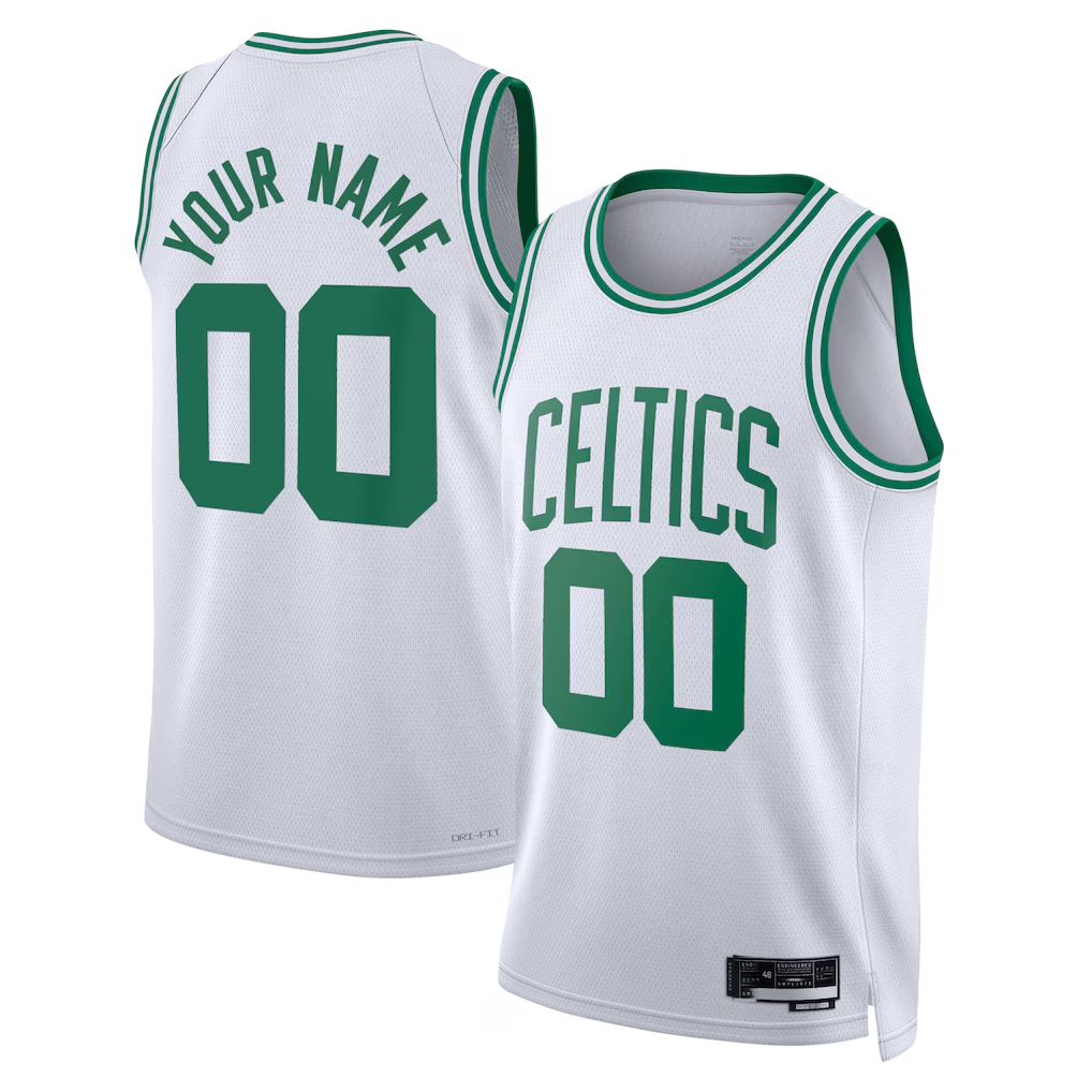 Elroe Custom B.Celtics White Swingman Jerseys - Association Edition