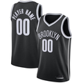 Elroe Custom B.Nets Black 202021 Swingman Jerseys - Icon Edition