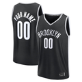 Elroe Custom B.Nets Black Fast Break Jerseys - Icon Edition