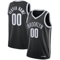 Elroe Custom B.Nets Black Swingman Custom Jerseys - Icon Edition