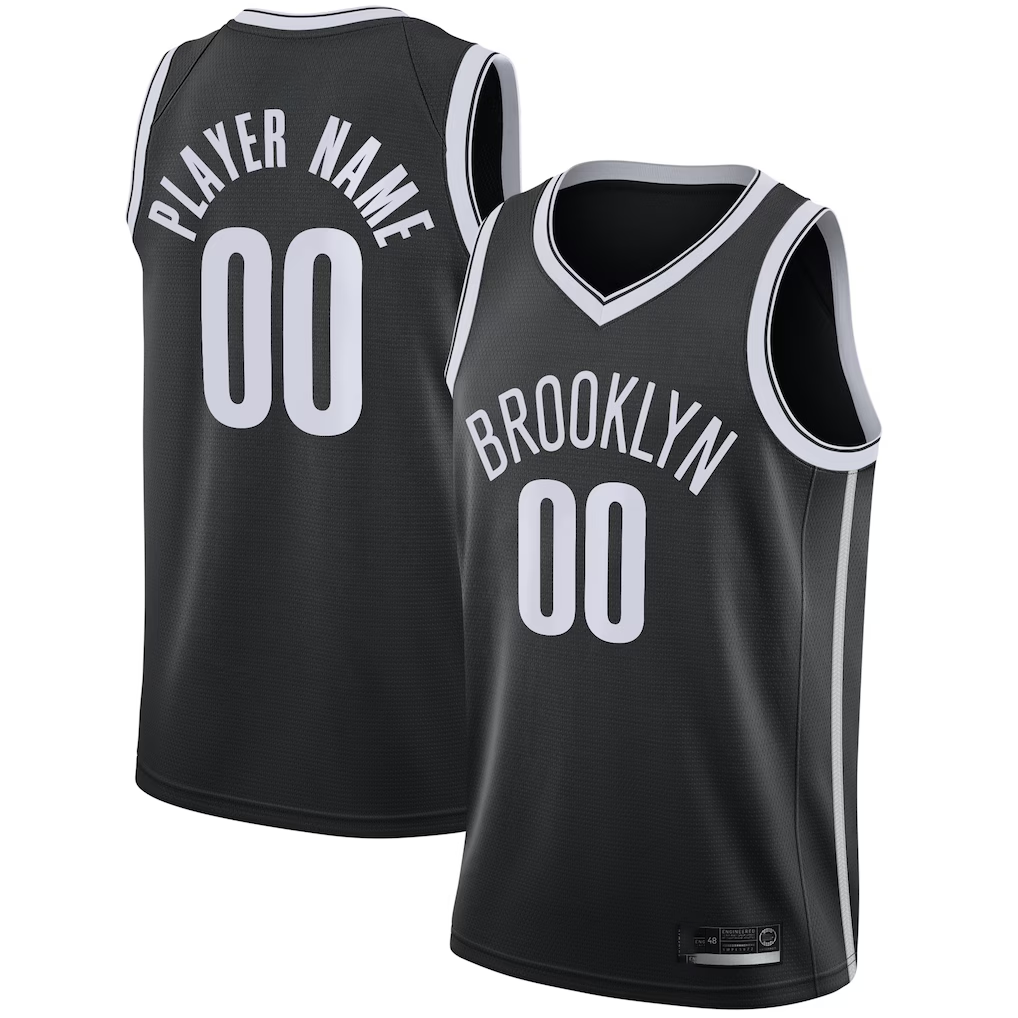 Elroe Custom B.Nets Black Swingman Custom Jerseys - Icon Edition