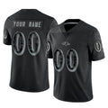 Elroe Custom B.Ravens Black RFLCTV Limited Any Name & Numbers Stitched Jerseys
