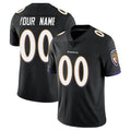 Elroe Custom B.Ravens Black Vapor F.U.S.E. Limited Any Name & Numbers Stitched Jerseys