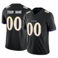 Elroe Custom B.Ravens Black Vapor F.U.S.E. Limited Game Any Name & Numbers Stitched Jerseys