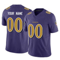 Elroe Custom B.Ravens Purple Vapor F.U.S.E. Limited Game Any Name & Numbers Stitched Jerseys