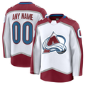 Elroe Custom C.Avalanche White Away Premium Jerseys