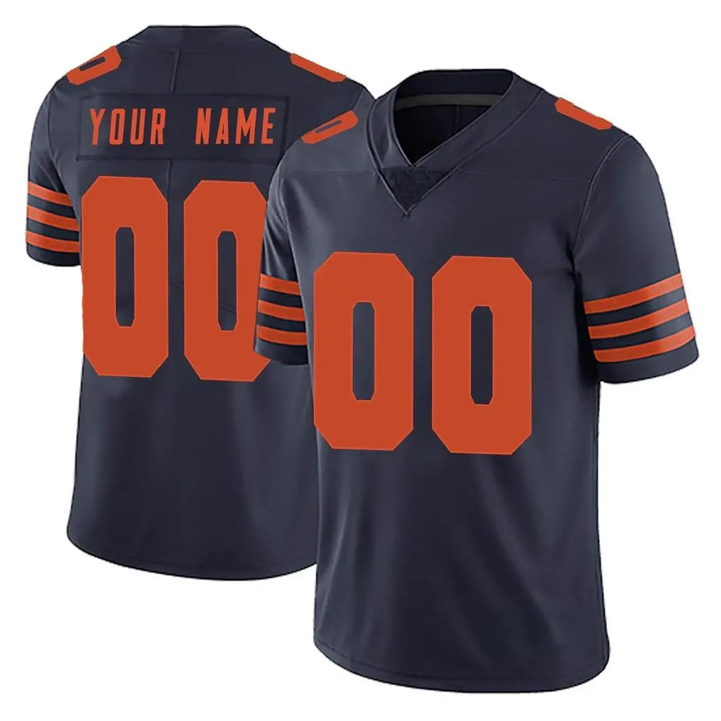 Elroe Custom C.Bears Navy Blue Alternate Vapor Untouchable Limited Any Name & Numbers Stitched Jerseys