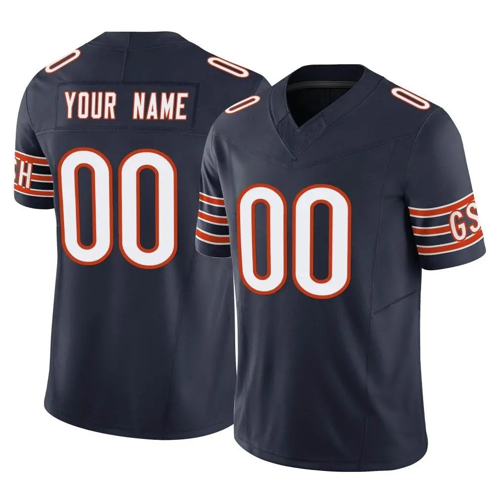 Elroe Custom C.Bears Navy Vapor F.U.S.E. Limited Home Game Any Name & Numbers Stitched Jerseys