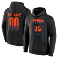 Elroe Custom C.Bengals Black Home Field Pop Personalized Name & Number Hoodie Stitched Jerseys