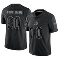 Elroe Custom C.Bengals Black Reflective Limited Game Any Name & Numbers Stitched Jerseys