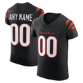 Elroe Custom C.Bengals Black Team Vapor F.U.S.E. Elite Stitched Jerseys