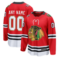 Elroe Custom C.Blackhawks Red Centennial Breakaway Jerseys