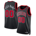 Elroe Custom C.Bulls Black 2022-23 Swingman Jerseys - Statement Edition