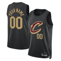 Elroe Custom C.Cavaliers Black 2022-23 Swingman Jerseys - Statement Edition