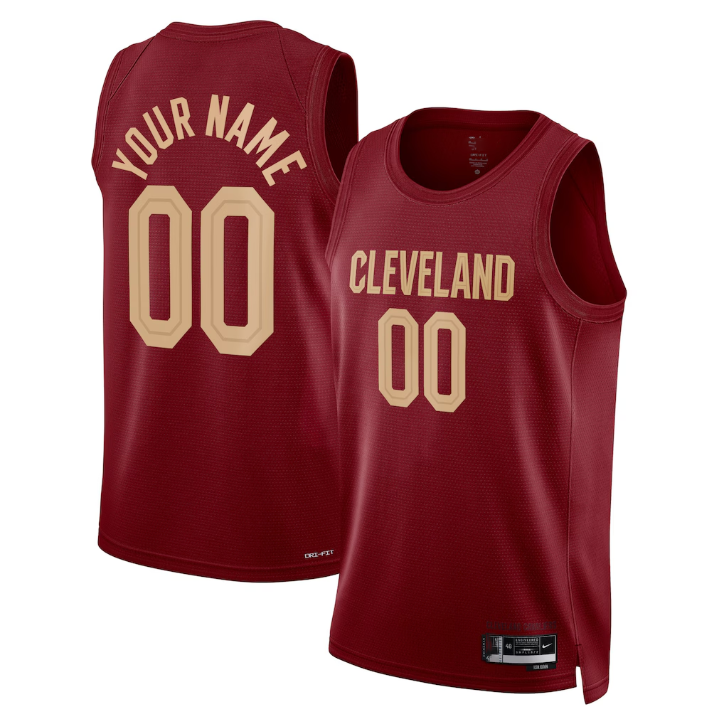 Elroe Custom C.Cavaliers Burgundy Swingman Jerseys - Icon Edition