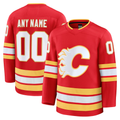Elroe Custom C.Flames Red Home Premium Jerseys