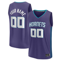Elroe Custom C.Hornets  Purple Fast Break Jerseys - Statement Edition